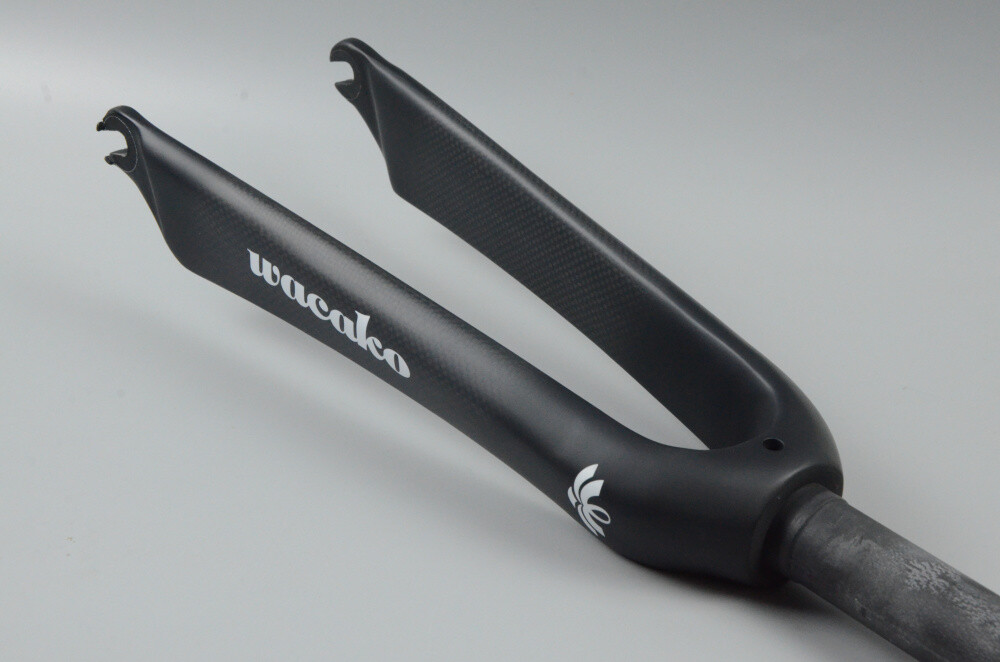 18/20/22 in Full Carbon Fiber Fork BMX Folding Bike Rigid Fork Rim Brake 28.6mm