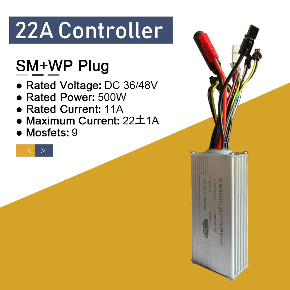 15A-35A E-bike Sine Wave Controller Use for 250-3000W Electric Bicycle Motor