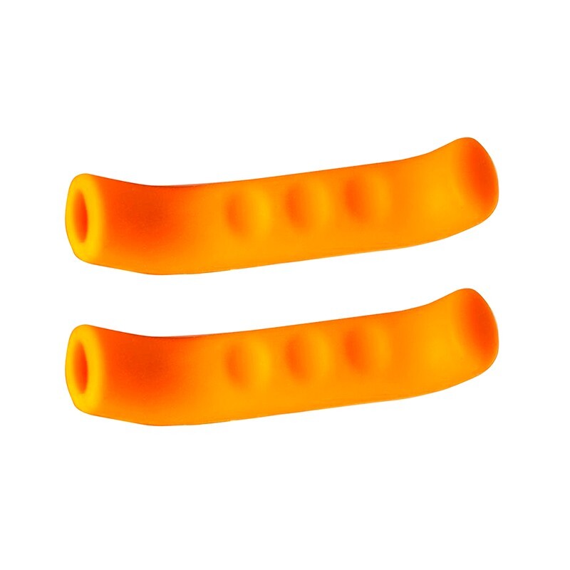 Grips Miles Wide Brake Lever Covers Sticky Fingers 2.0 Orange