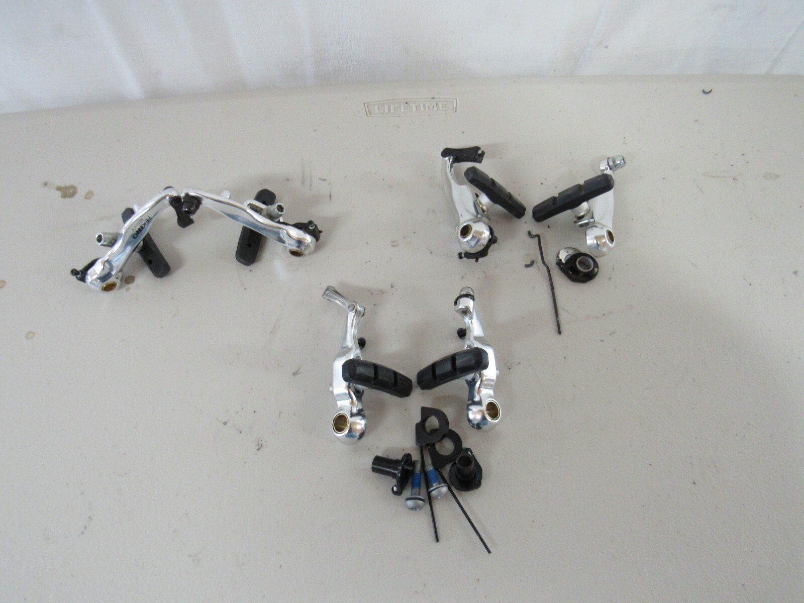 Various Treko cantilever brakes 3 Sets 2 tall 1 short as shown