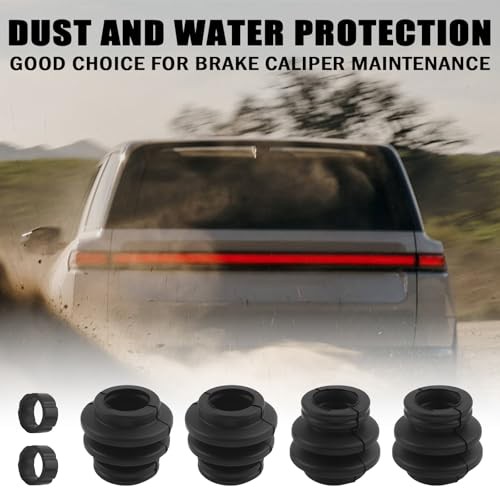 4PCS Brake Caliper Pins Bushing Kit Rubber,Dust Resistant Brake Caliper