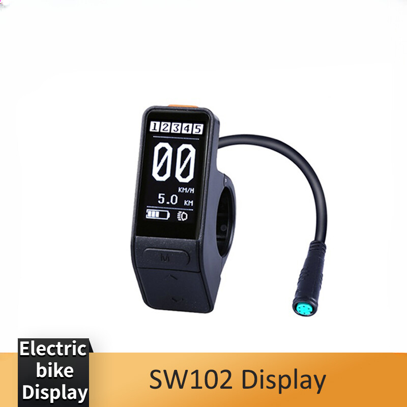 SW102 LCD Mini Electric Bicycle Waterproof Display for E-bike BBS01 BBS02 BBSHD