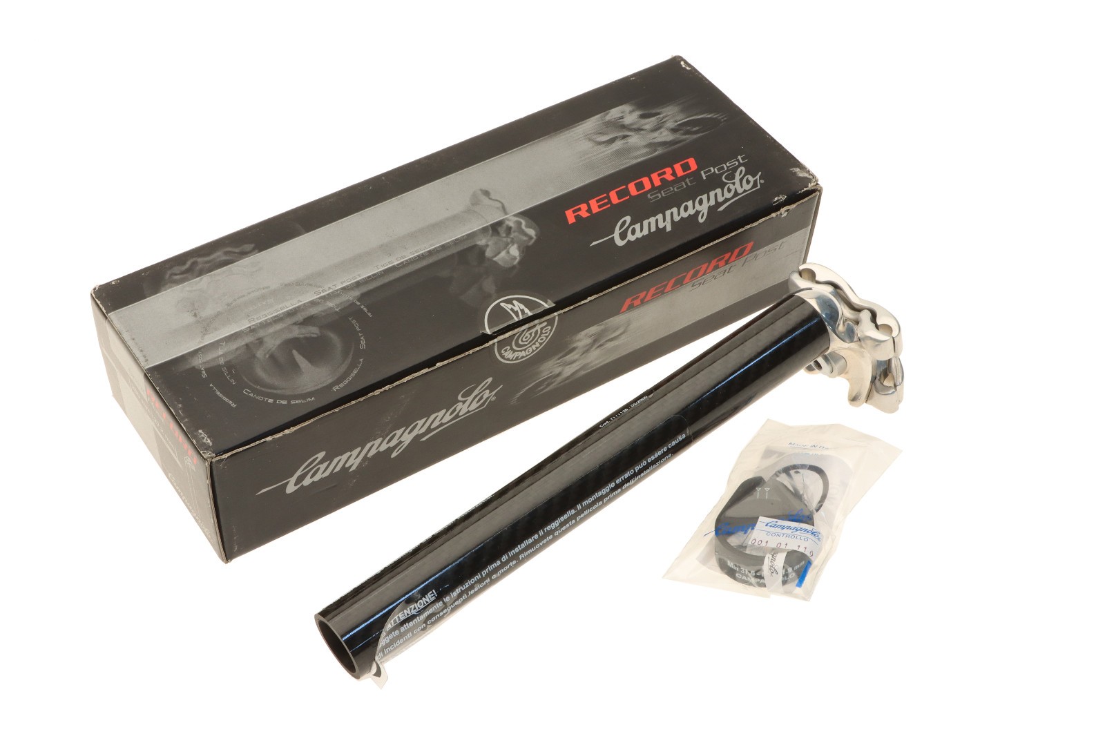 Campagnolo Record Carbon Seatpost 27.2mm 250mm SP01-RE272C 2001 NEW NOS