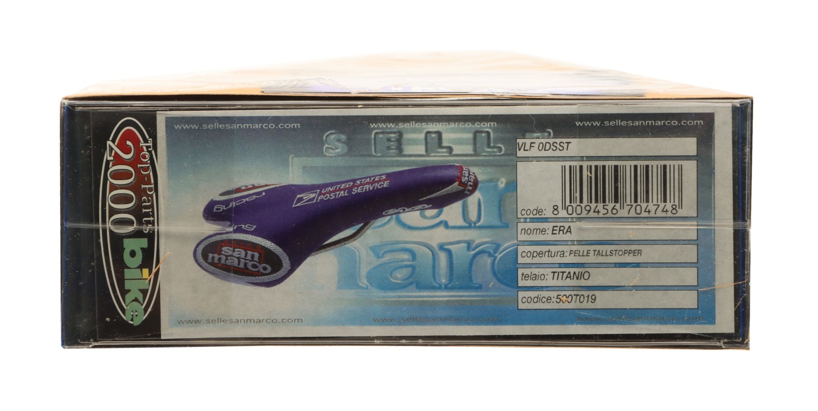 Selle San Marco Era Saddle Lance-Era Postal USPS Ti Rails Blue Rare NIB NOS NEW