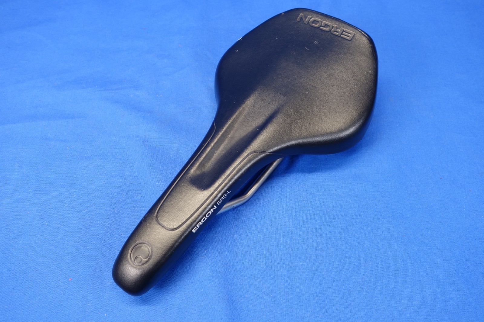 Ergon SR3-L 155mm Width Bike Saddle, Bicycle Seat, TiNox Rails