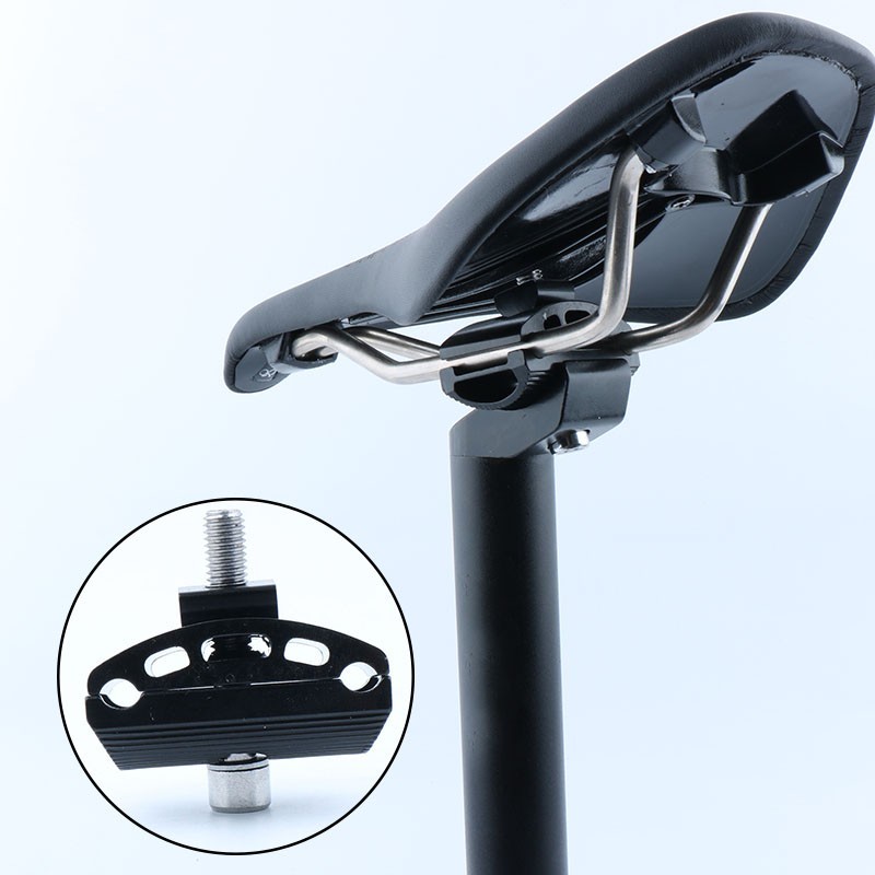 Bicycle Seat Tube Chunk Bike Single Nail Seatpost Clamp Saddle Pipe Adapter
