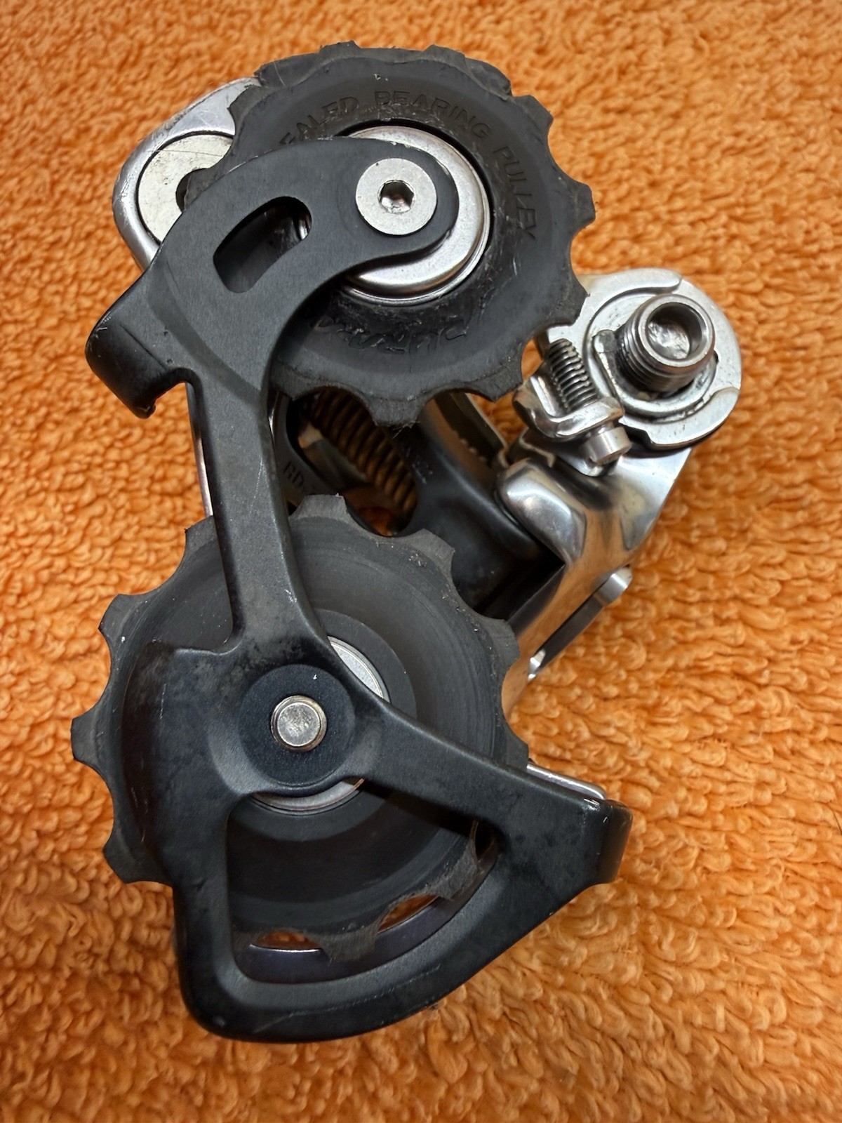 Shimano Dura-Ace RD-7800 Rear Derailleur Short Cage 10 Speed Silver Road 10s