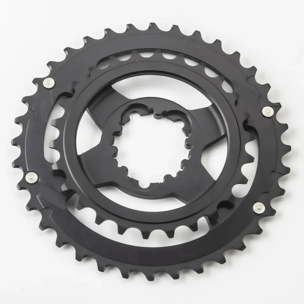 MTB Bicycle Crankset Chainwheel 36-26T 38-28T Round Double Chainring for SRAM