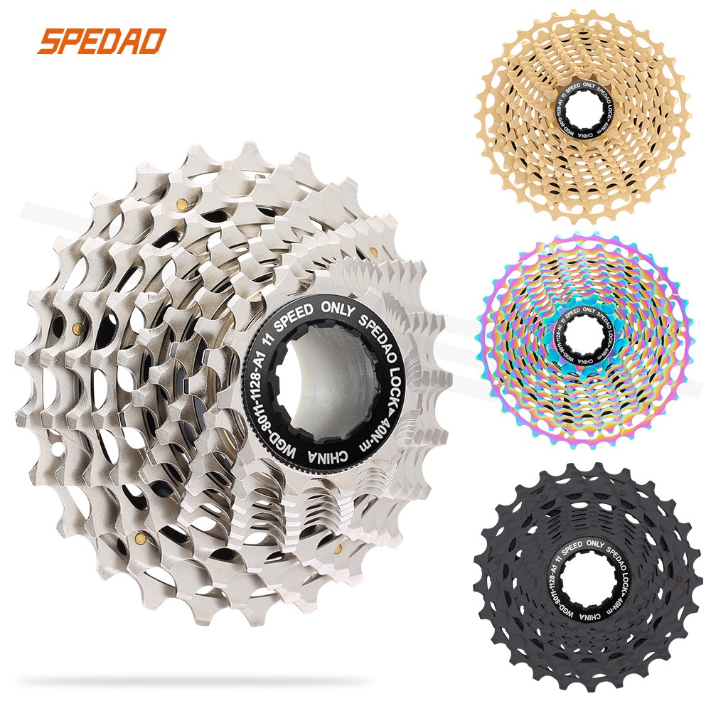 SPEDAO 11 Speed Road Bike Cassette 11-28T/32T/34T CNC HG for Shimano SRAM