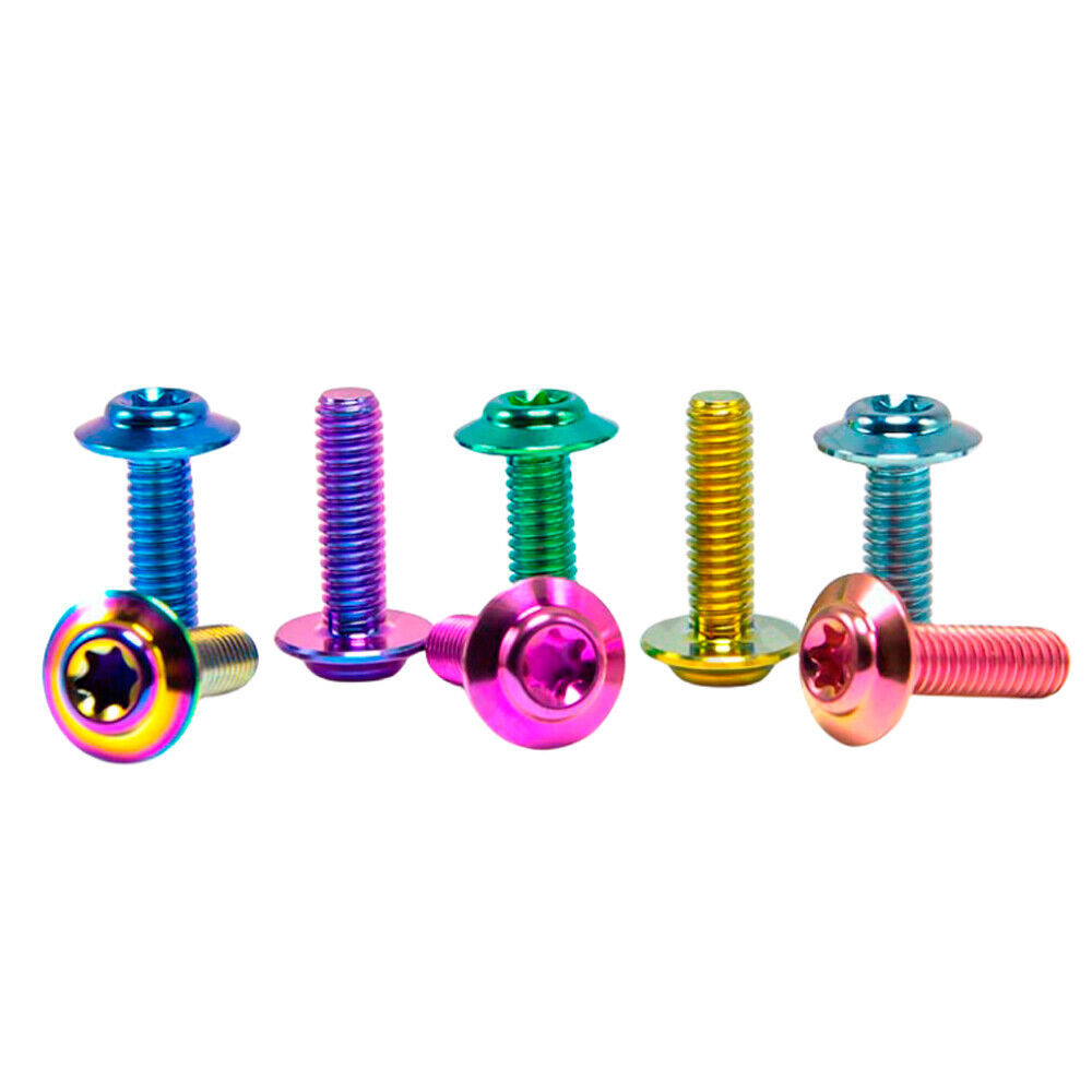 Titanium Screw M6x15 20 25 30mm Ti Bolt umbrella head motorcycle fastener