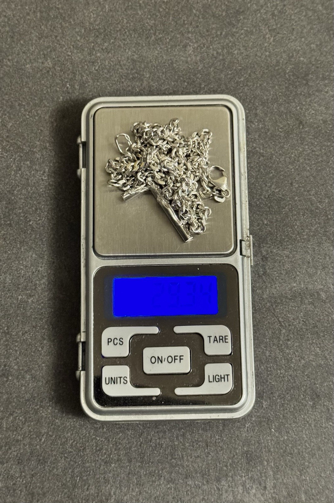 silver chain Plus Cross silver 925 29,34g 64cm