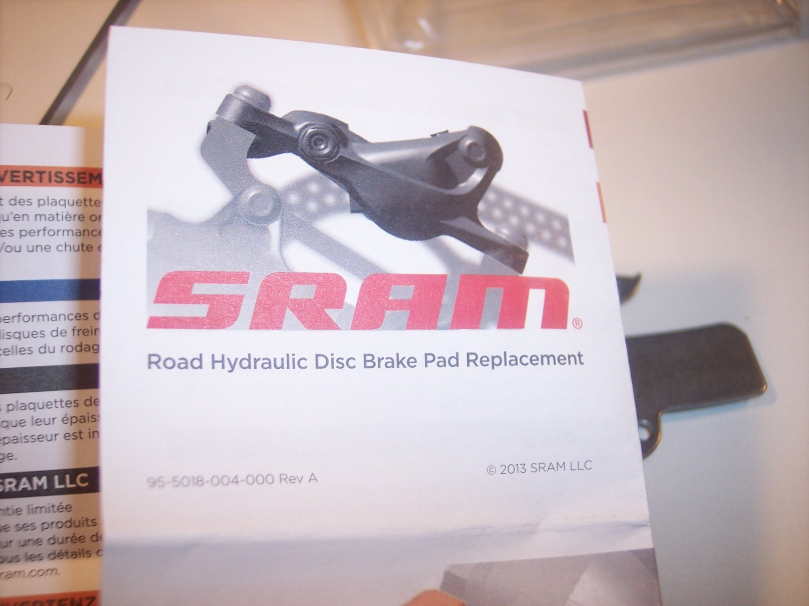 NOS OPEN SRAM AM DB Brake Pad Road SS Organic 1 Set AS SHOWN C0