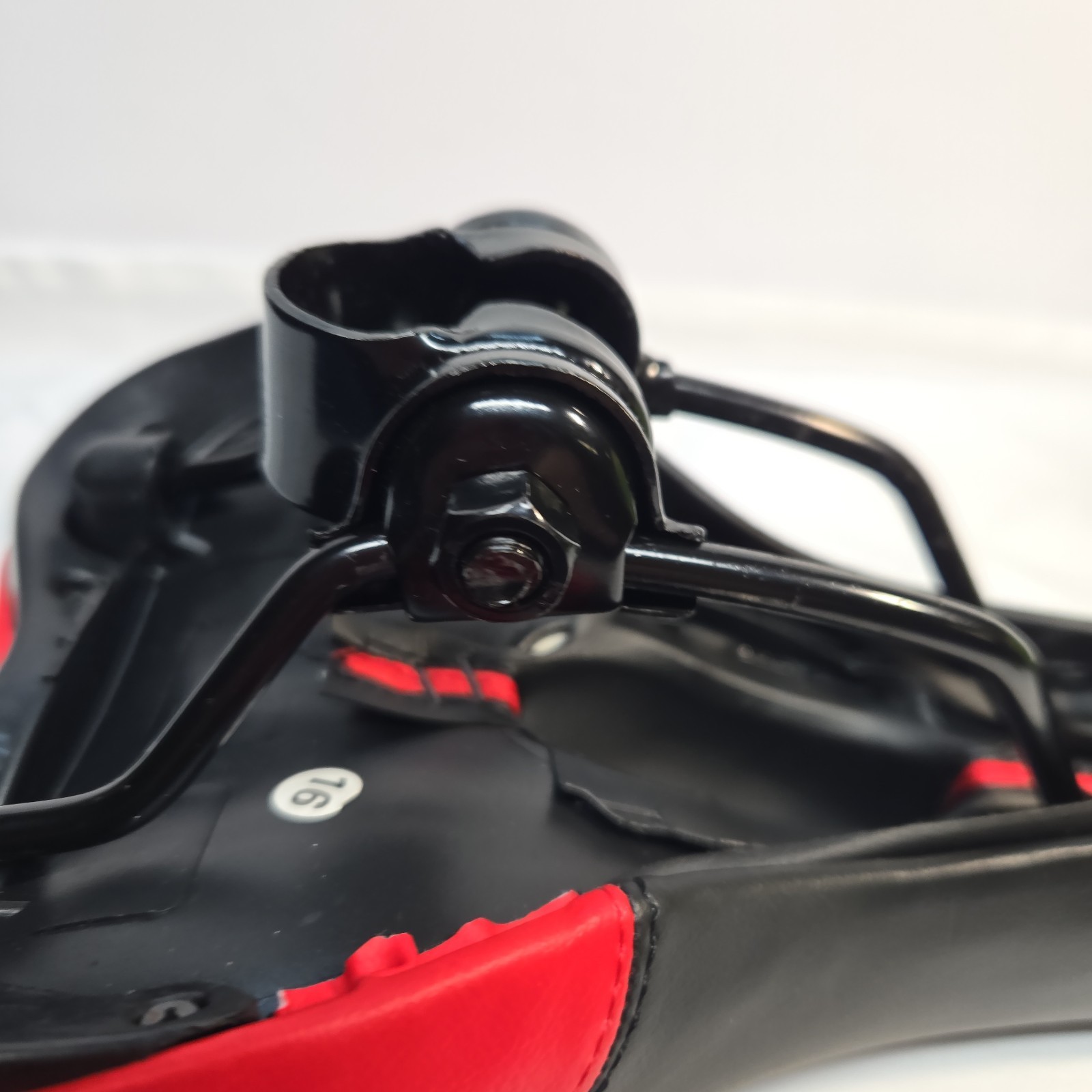 Bike Saddle , Terry TFI Liberator STYLE, Red/Black Leather, Perfect for Touring
