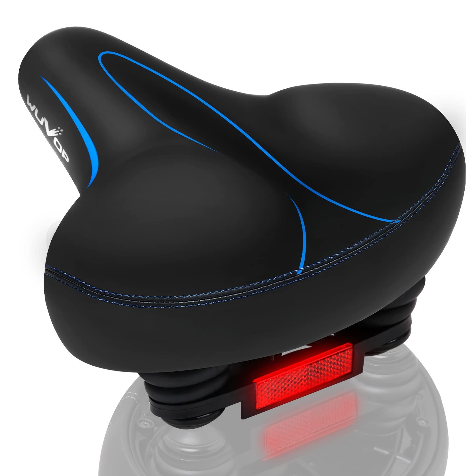 Oversized Bike Seat, Wide Bicycle Seat for Women Men Comfort, Universal Water…