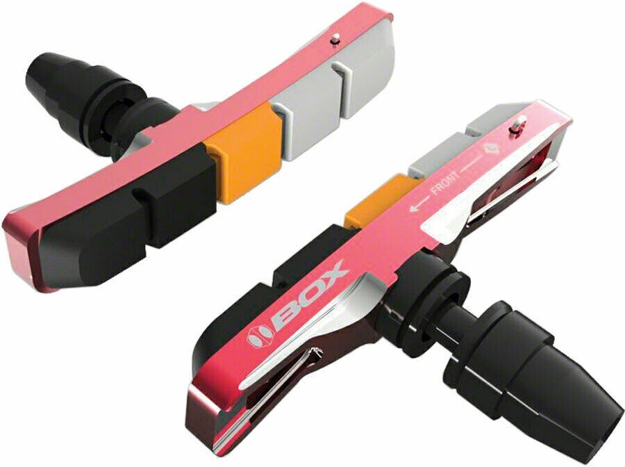 Box Components One 70mm Bike Bicycle Brake Shoes and Pads – Red
