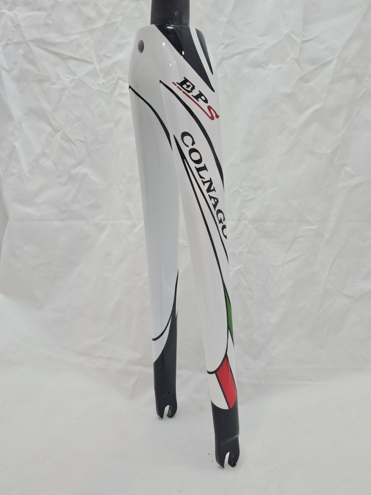 Colnago EPS Carbon Fork Tapered 1-1/8 to 1-1/4 700c White Italy 375g 330mm