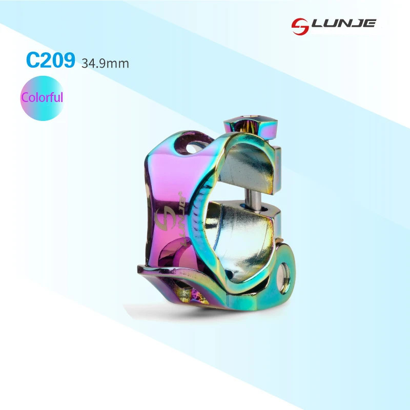 Aluminum Alloy Bicycle Seatpost Clamp Seat Tube Clamp MTB Bike Seat Tube Clip Bi