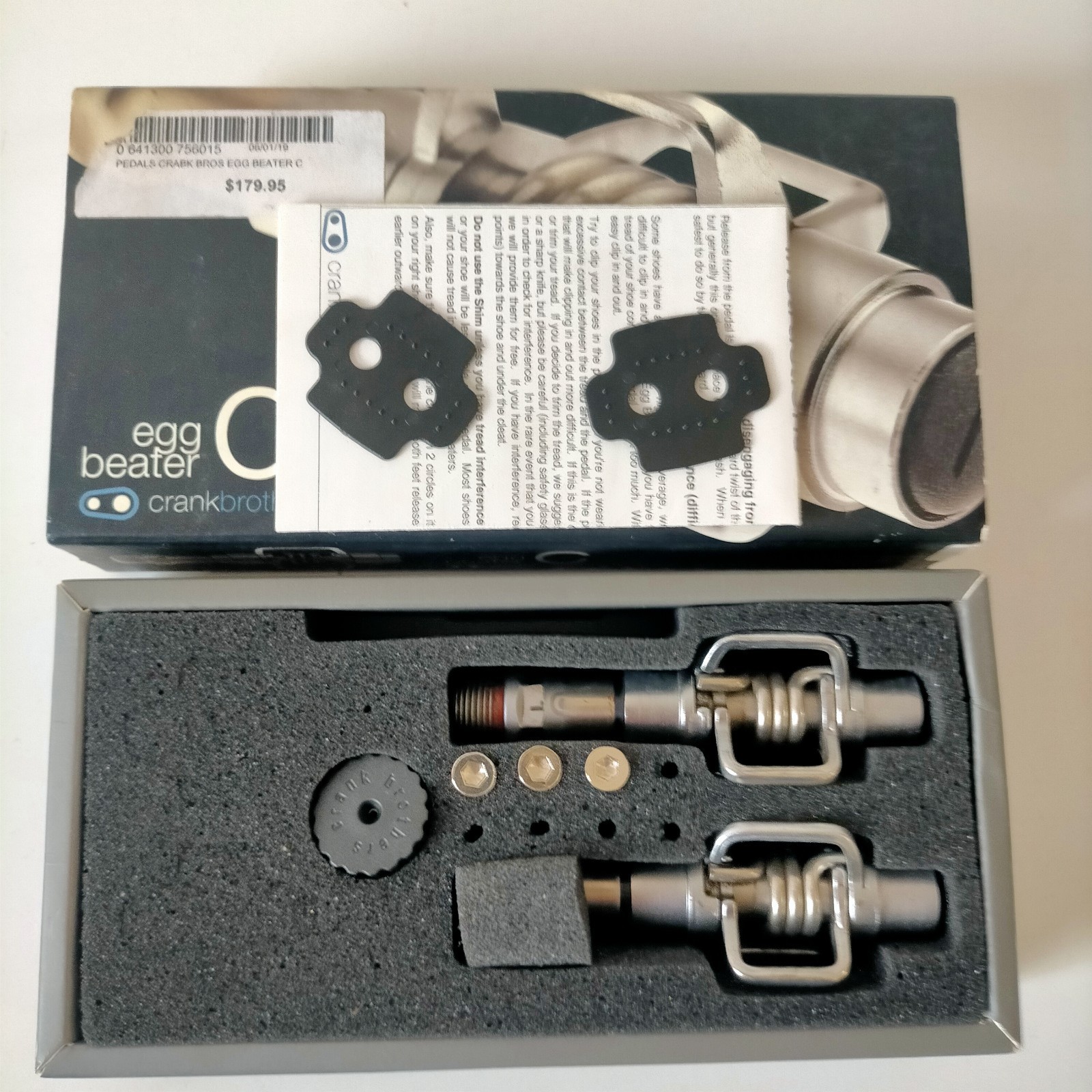 Egg Beater C CrankBrothers 147g per 294g per pair BRAND NEW IN BOX