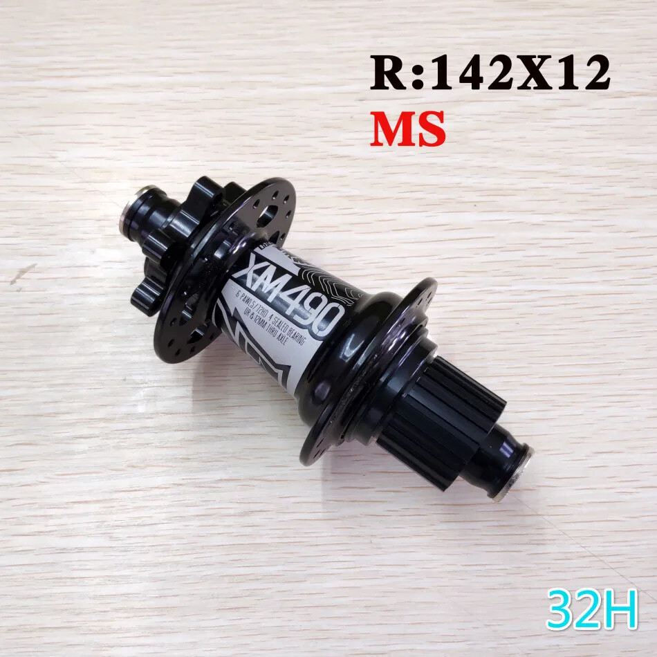 MTB Hubs 4 Bearing 6 Claws Mountain Bike Hub Front Rear QR or Thru 32 Holes