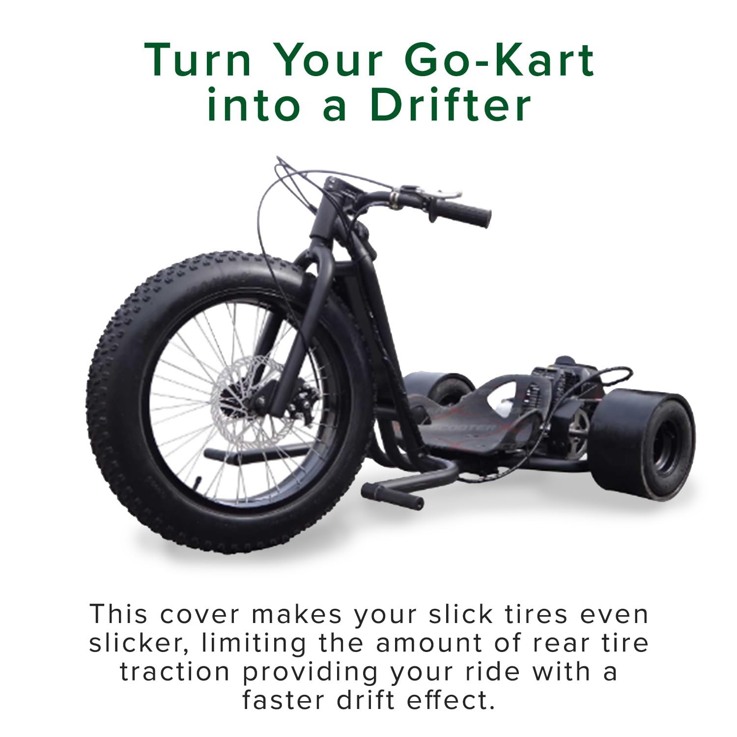 Alveytech 10 X 4.50-5 Pvc Plastic Tire Sleeve For Drift Trikes – Replacement