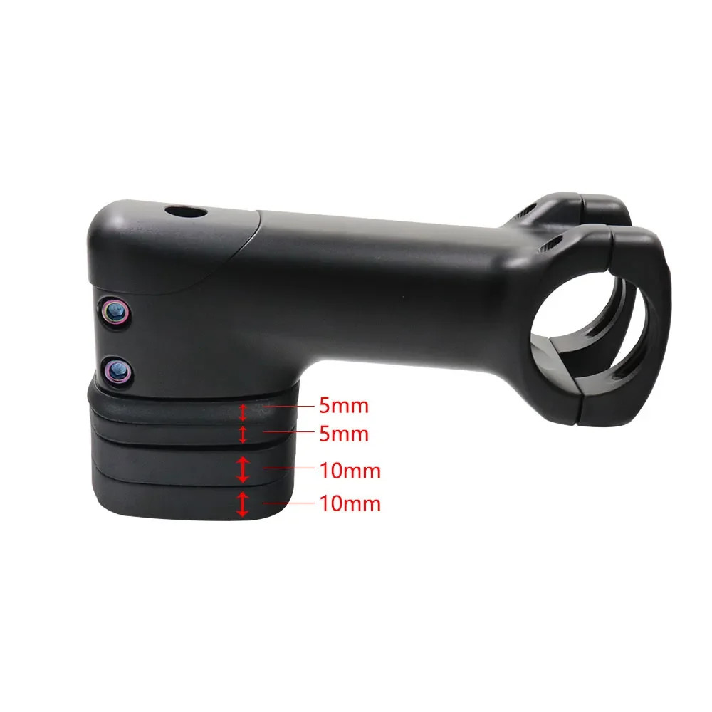 Bicycle Stem 28.6-31.8mm Internal Cable Routing Stem with Spacer Bike Parts
