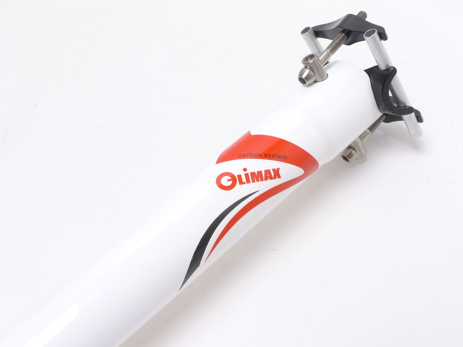 145g,34.9x350mm Climax SP02B UD gloss carbon Seatpost Ti Hardware Road MTB White