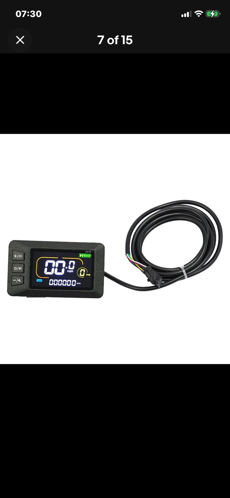 26×4″ 48V Electric Bicycle Front Wheel Hub Motor LCD E-Bike Conversion Kit 1500W