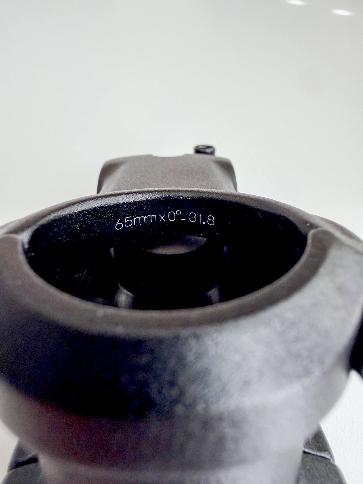 Cannondale One, 65mm 7075 Alloy 1-1/8 31.8 0° Stem (color: Black)