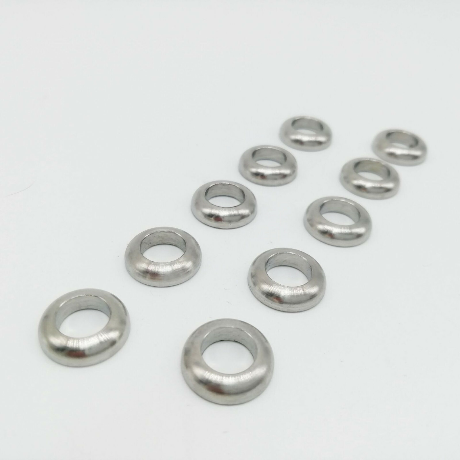 Titanium Washer M6 Concave Convex Gasket Spacer For Bike Motorcycle Fastening