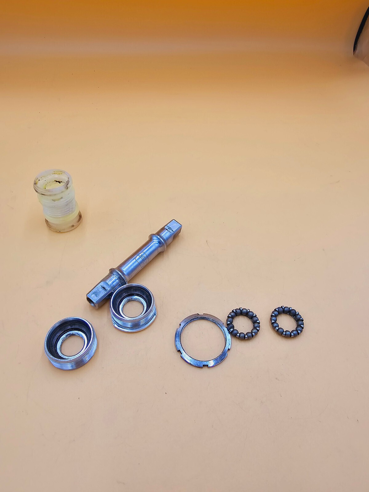 Bottom Bracket Campagnolo C Record 36x24F 111mm Italian Aluminium Vintage Road Bike Bottom
