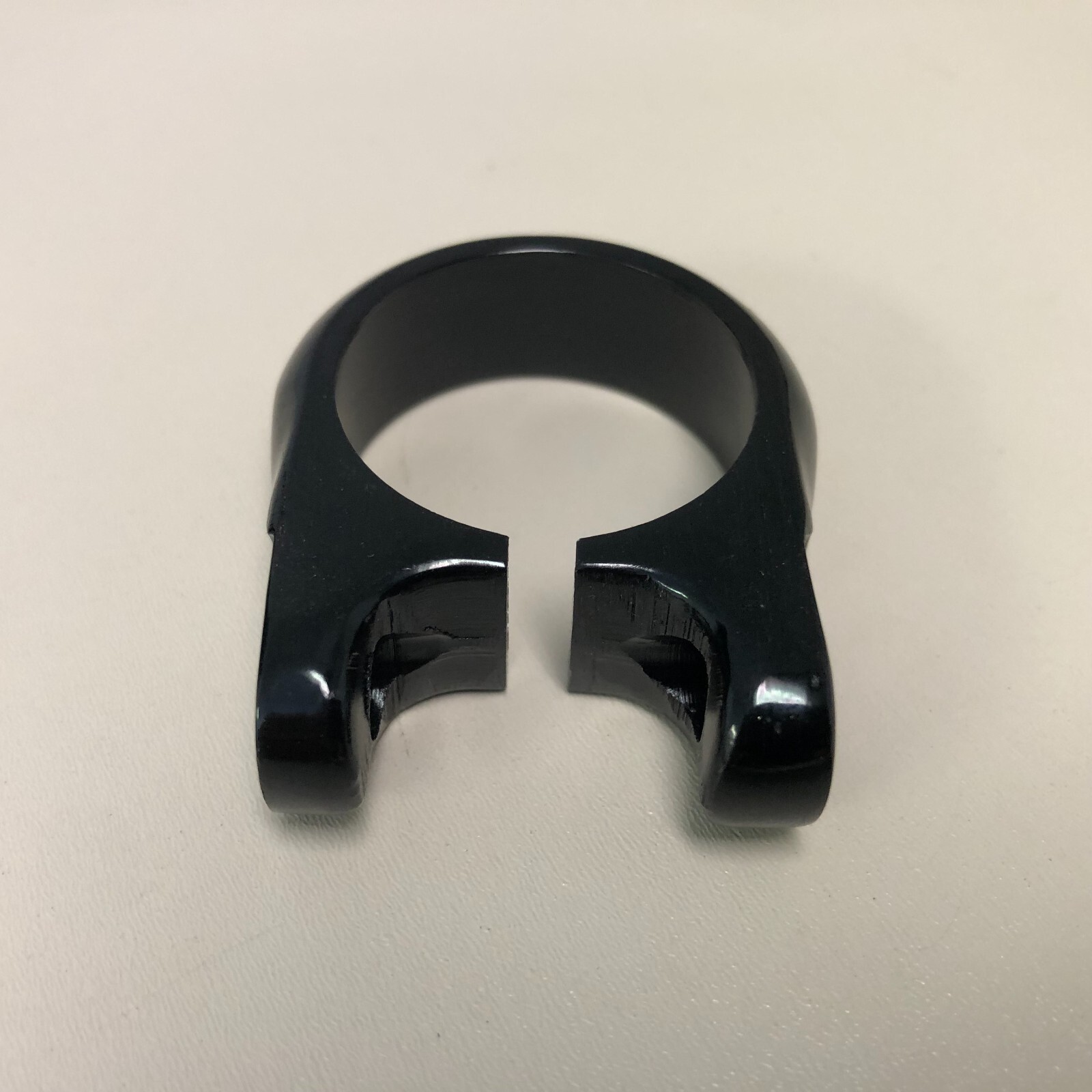 New Kalloy Alloy Bicycle Seat Post Clamp Without Bolt Black