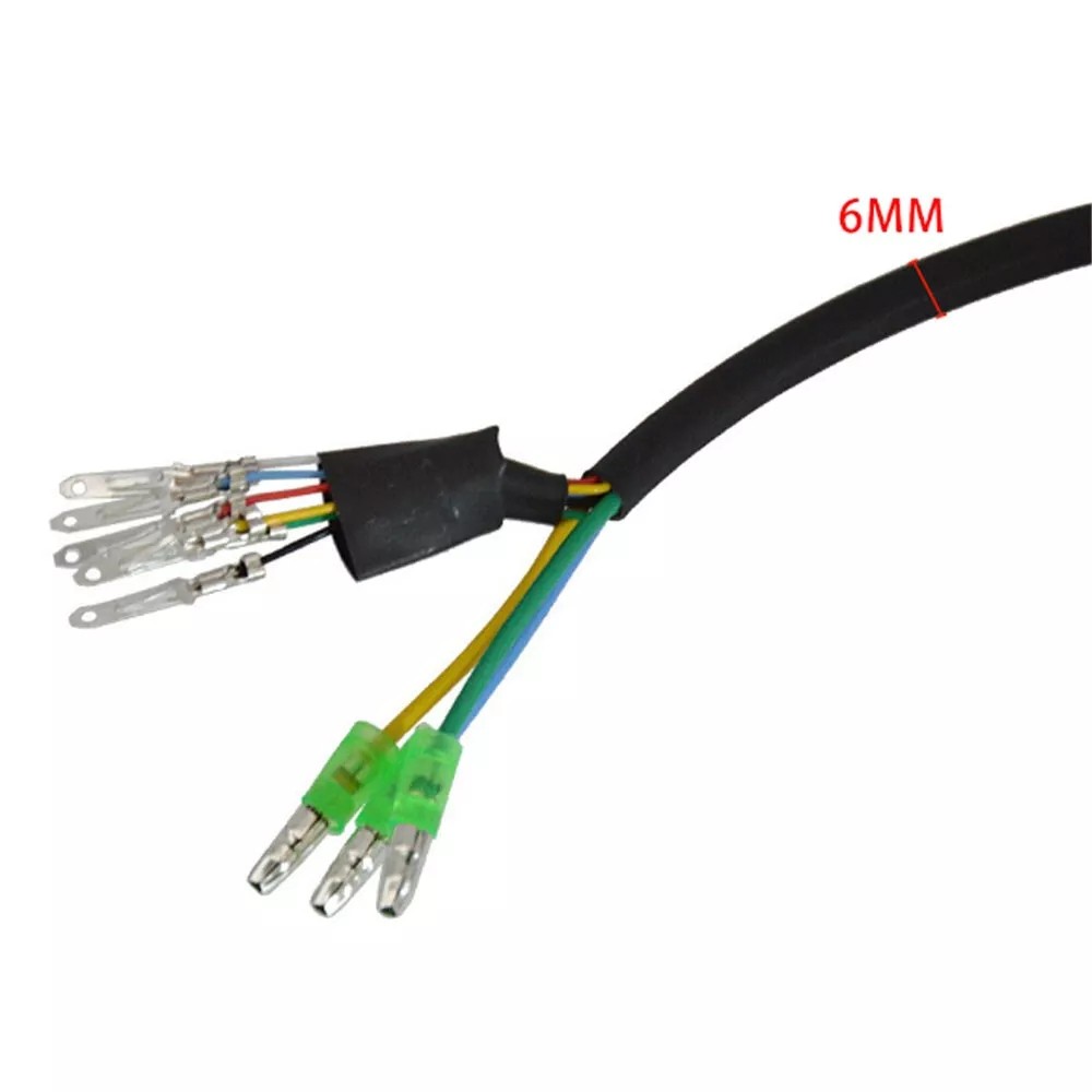 2* E-bike Motor Extension Cable 9 Pin Male For Front Rear Wheel Hub Motors