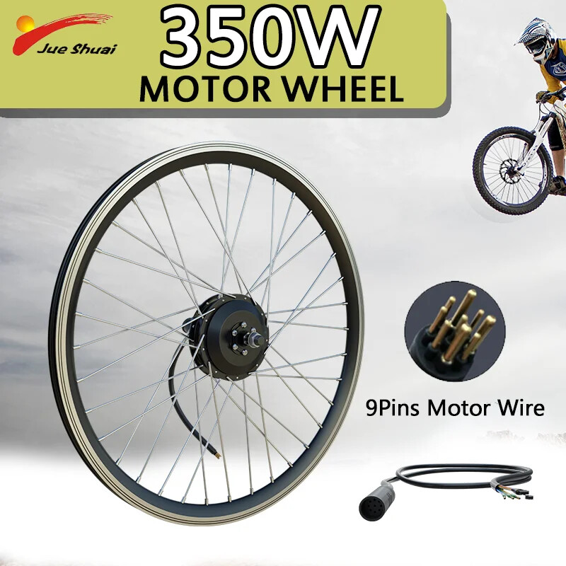 48V 250W-500W E-bike Motor Wheel Front/Rear Brushless Wheel Hub Motor 45KM/H