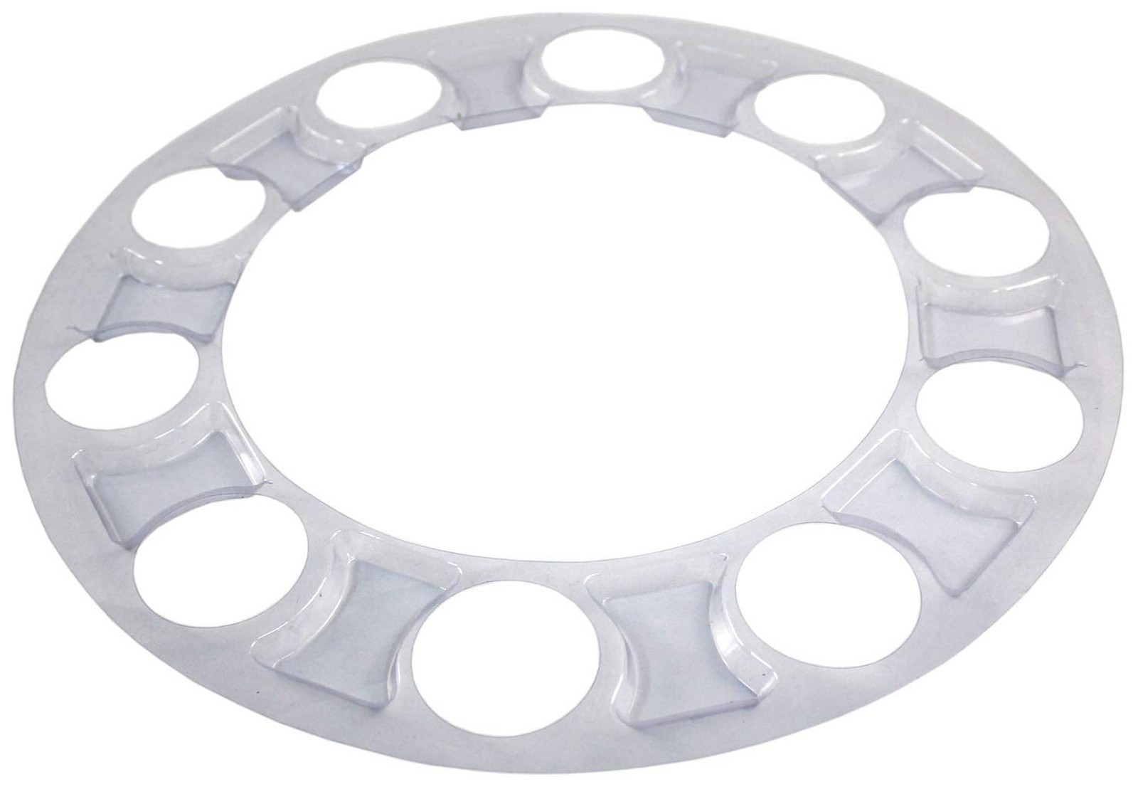 Chrome ABS Plastic Front Hub Caps Wheel Axle Covers with 33 mm Screw on Lug N…