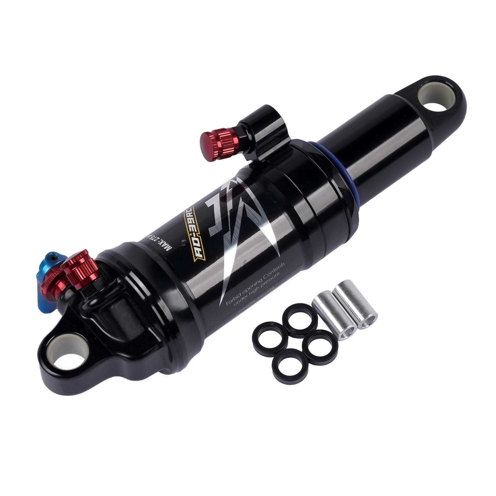 Dual Air Shock Mountain Bike Bicycle Suspension Rear Shock 165/190/200mm for MTB