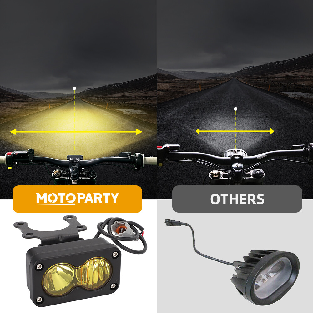 LED Headlight Front Headlamp Light Switch Plug For Talaria Sting R MX4 Dirt Bike
