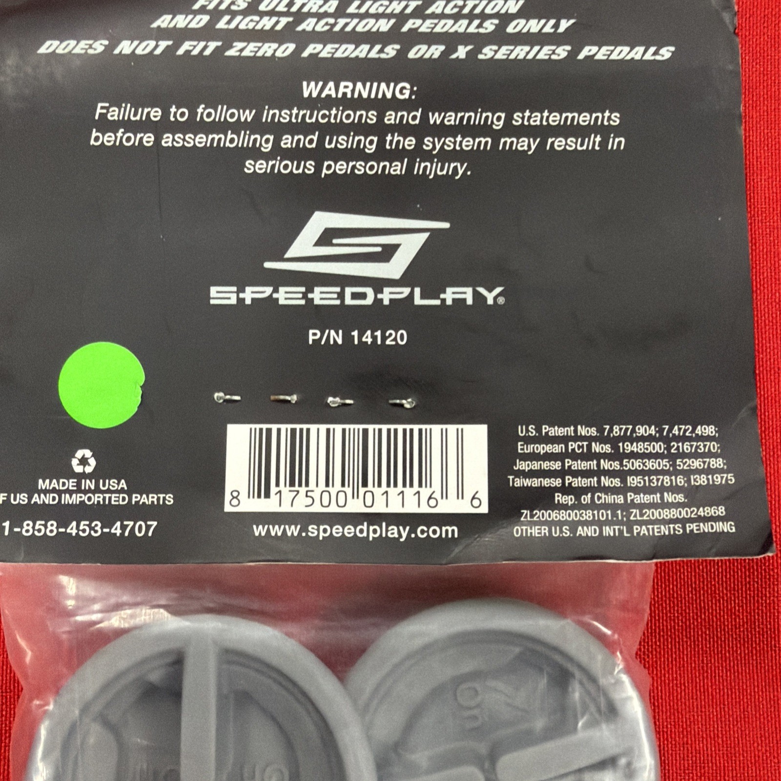 Speedplay Walkable Ultra Light Action Cleats NEW OLD STOCK