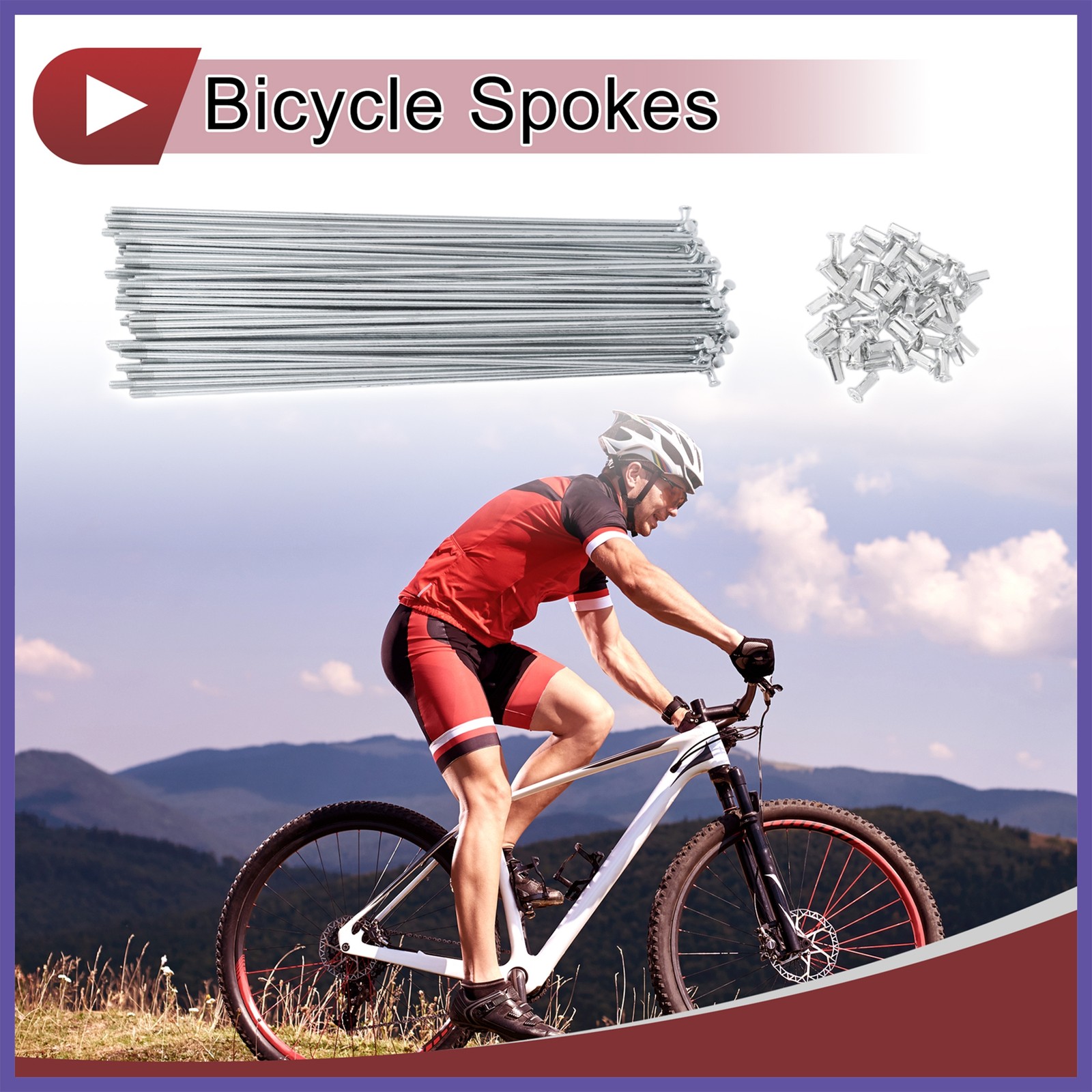 48 Set 10G Bicycle Spokes 260mm Bike Wheel Spokes