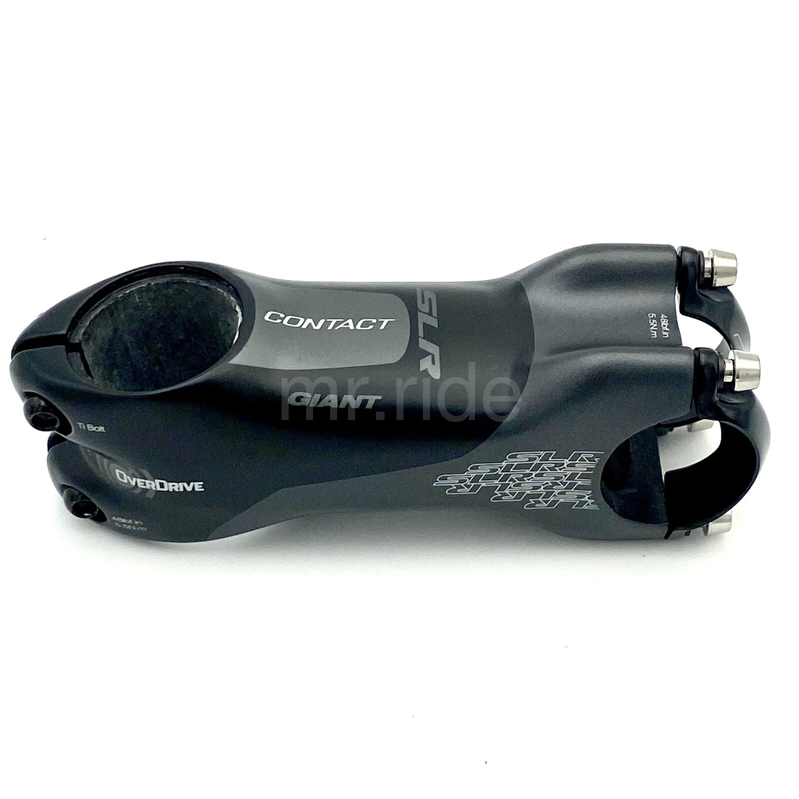 Giant CONTACT SLR OD2 Matt Carbon Bike Stem ±8 Degree 100mm,1-1/4″ Black