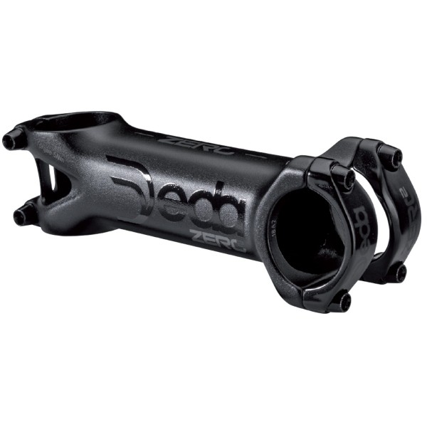 Deda Elementi Zero2 stem alloy 31.7mm x 8cm 1-1/8″ Polish on Black Z2POB080