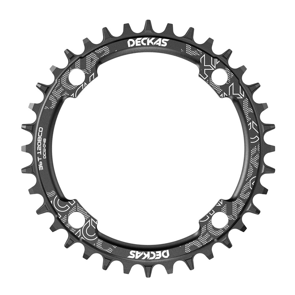 DECKAS 120 BCD Chainring Round 36T 38T 40T 42T MTB Chainwheel Bike 7-12 Speed
