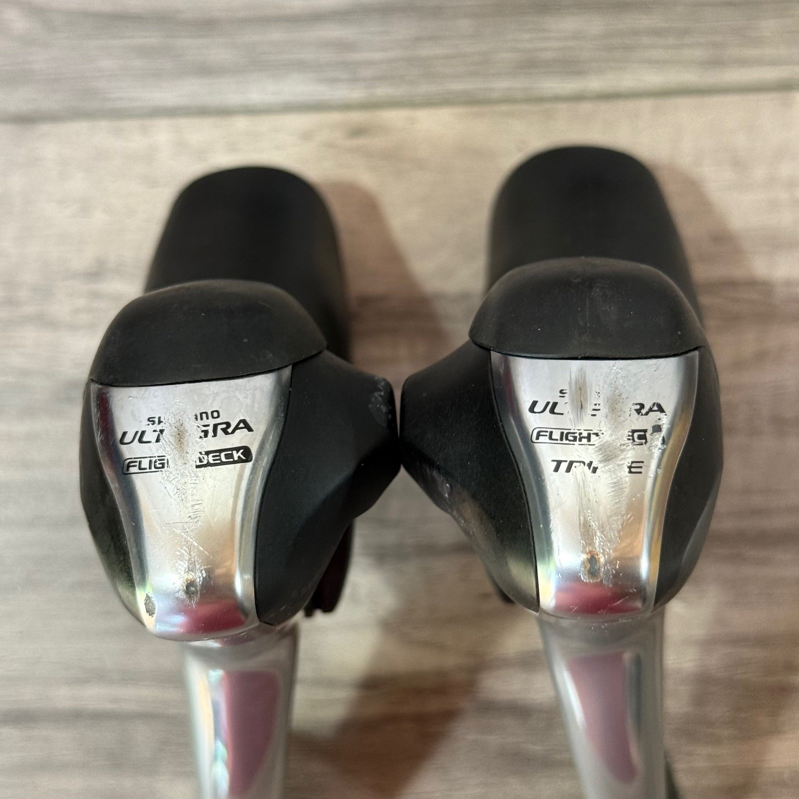 Shimano Ultegra ST-6603 3×10 Triple Shifters Brake Levers Silver STI Silver