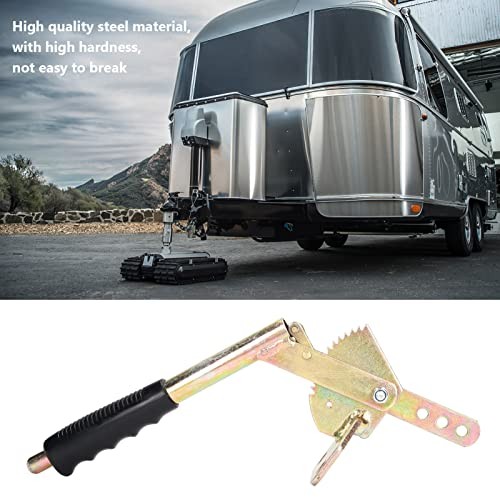 Trailer Hand Brake Lever Antislip Galvanized Steel Parking Brake Handle for
