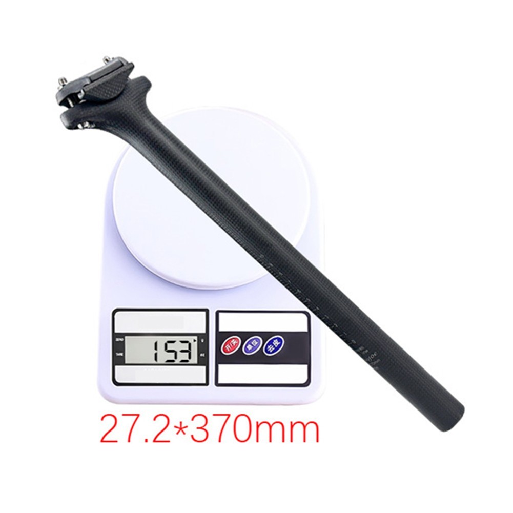 Carbon Fiber Bike Seatpost Lightweight 370mm 27 2mm 30 8mm 31 6mm for MTB