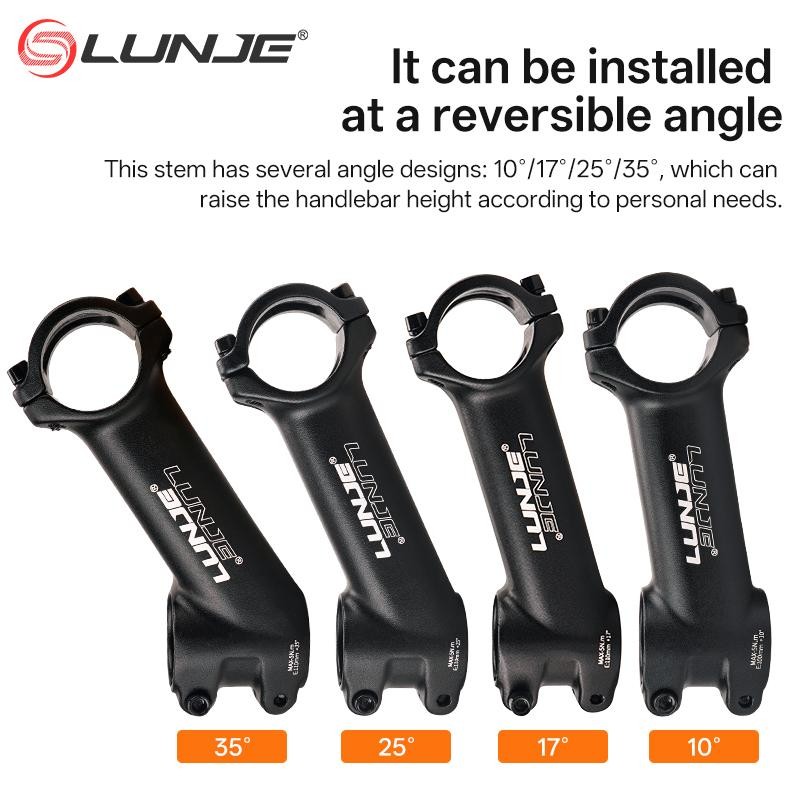 Ultralight Bike Power 60/70/80~100/110MM MTB Bike Stem 10/17/25/35 Degree Parts