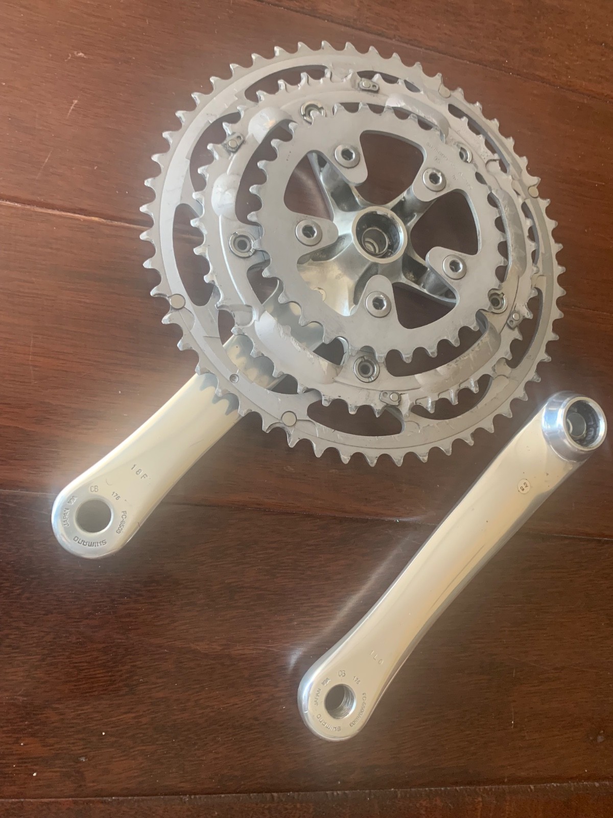 Shimano Ultegra Triple Crankset FC-6500 6503 170mm 52 42 30 Great Cosmetics