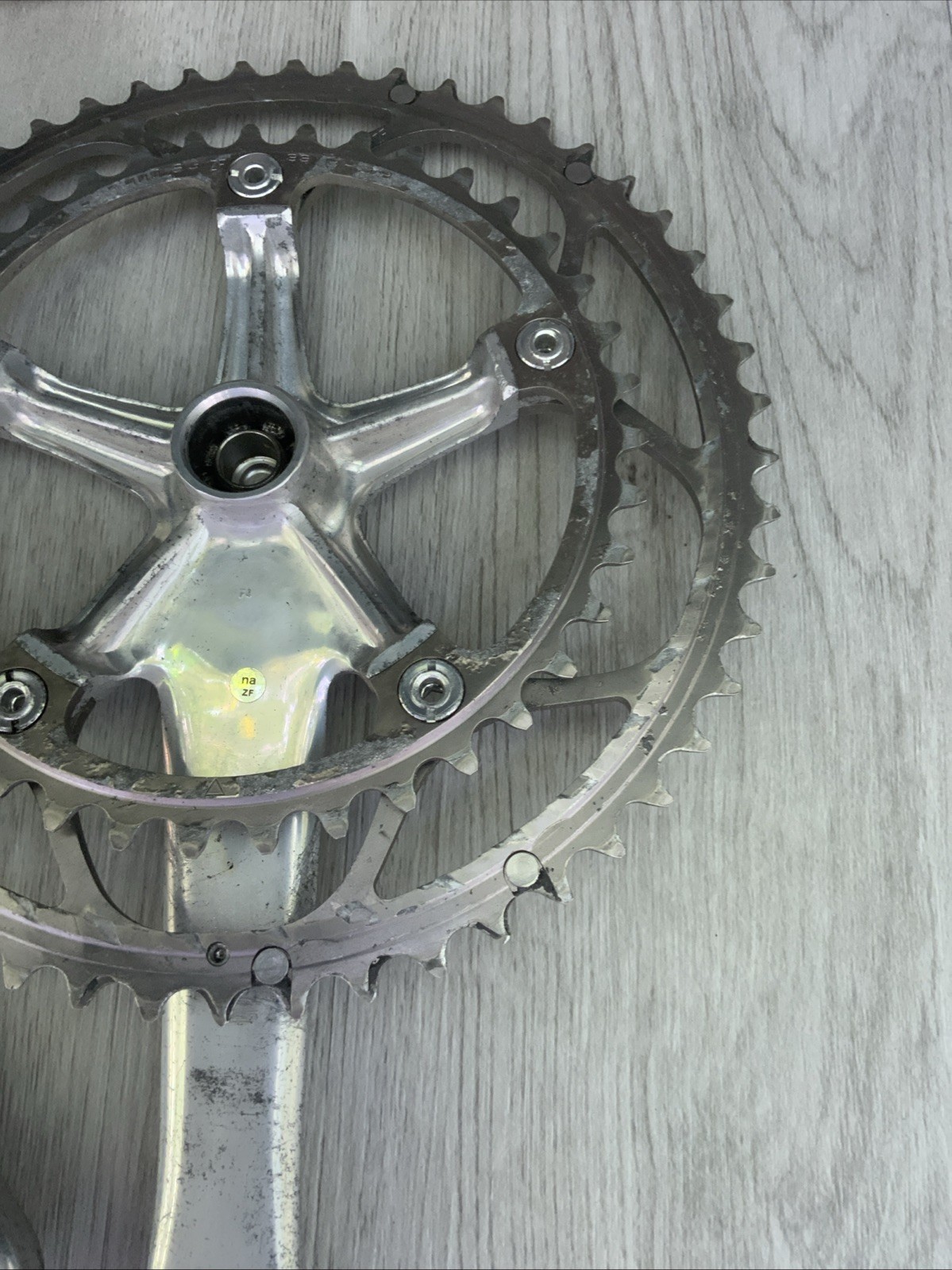 SHIMANO DURA ACE CRANKSET 7700 DOUBLE 172.5 MM ARMS 53-39 TOOTH OCTALINK