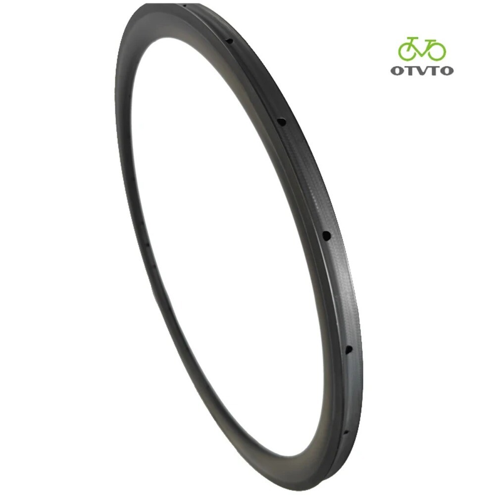 1 Pcs 700c Gravel Bike Carbon Rims Tubular 26mm Width 30mm 38mm 45mm 50mm Depth