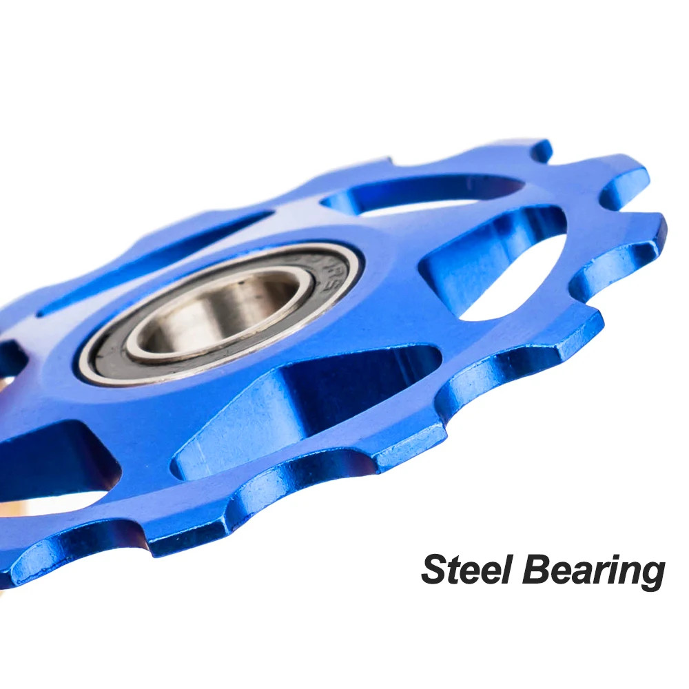 11T 13T Bicycle Derailleur Pulley Steel Bearing Jockey Wheel MTB Road