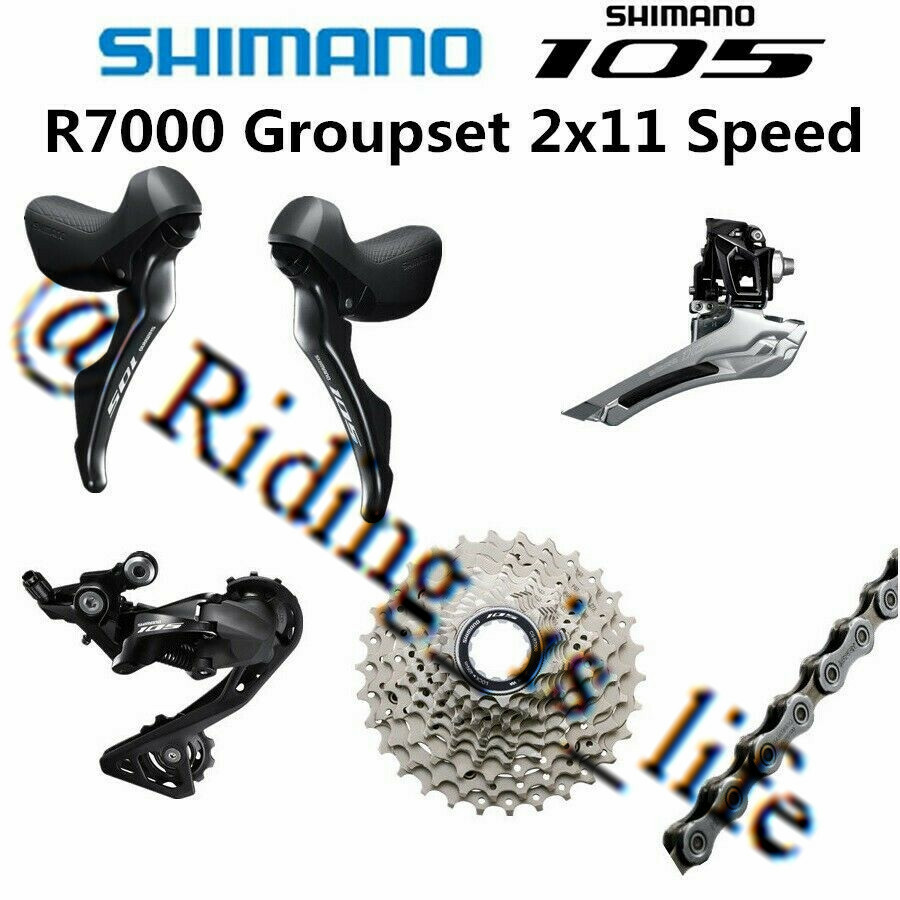 Shimano 105 R7000 2×11 Road Bike Groupset 5 Pcs RD+FD+Shifters ST-R7000+CS+Chain